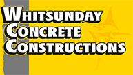 The Whitsundays Concrete Constructions logo.
